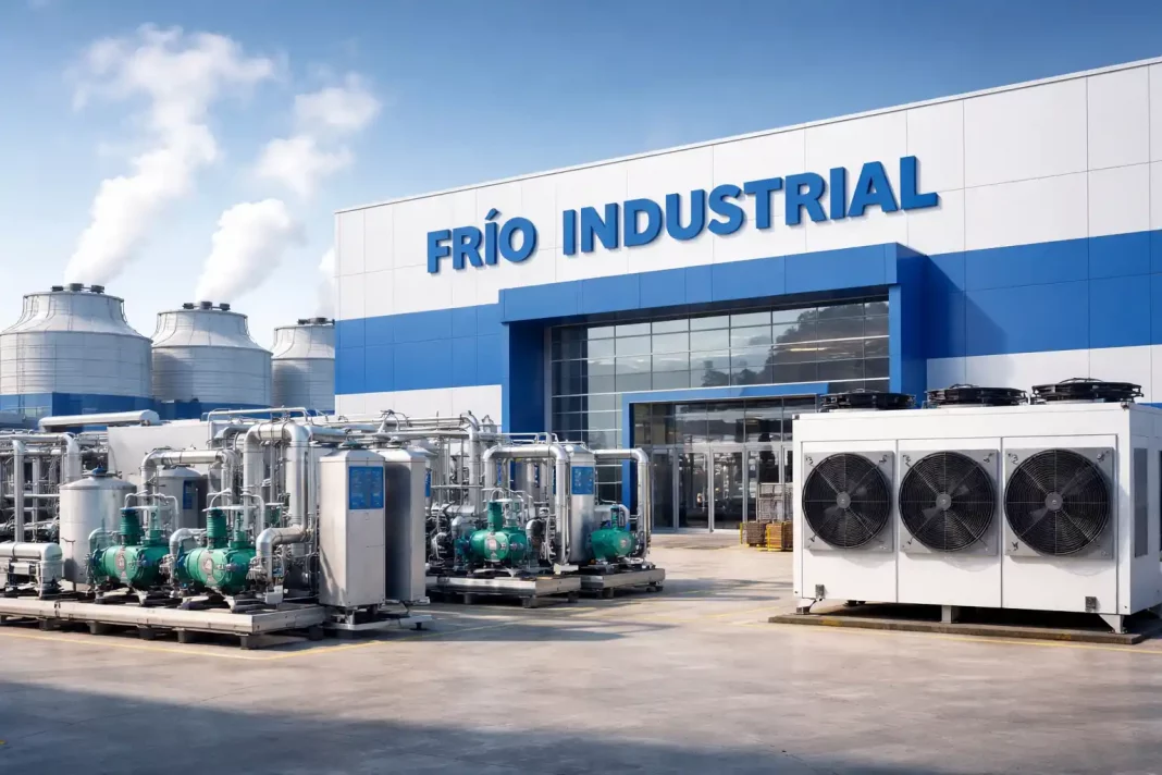 Empresa de frío industrial con equipos de refrigeración y condensadores
